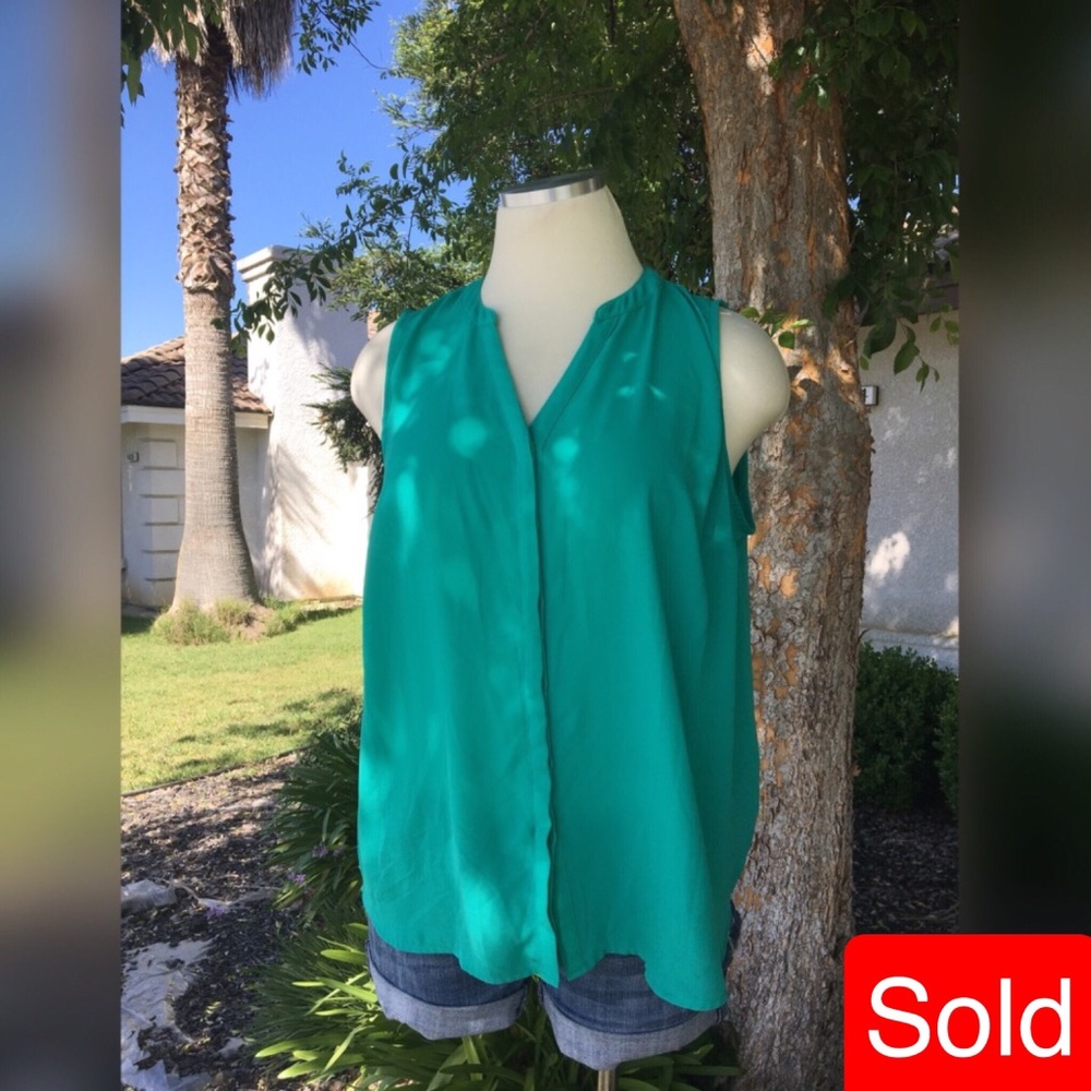 Teal tank top